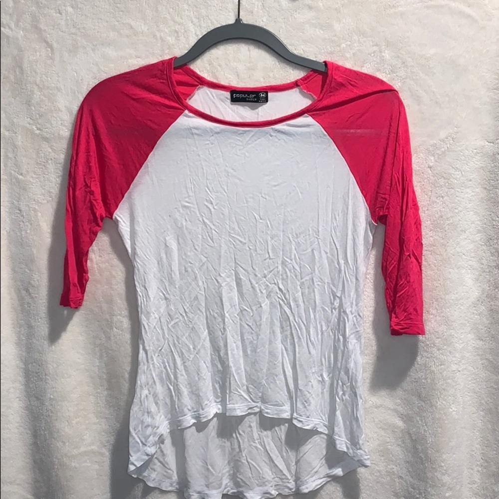 Popular Basics Girl’s Baseball Shirt